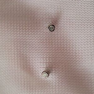 Sterling silver earrings with cubic zirconia.